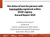 The status of care for persons with haemophilia registered within
CNHP registry
Annual Report 2019
