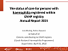 The status of care for persons with haemophilia registered within CNHP registry Annual Report 2021