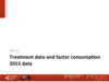 Part A4: Treatment data and factor consumption, 2015 data