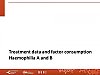 Treatment data and factor consumption Haemophilia A and B